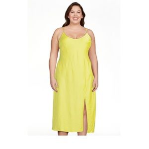 Scoop v neck slip dress